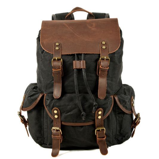The Pathfinder™ Leather-Flap Backpack